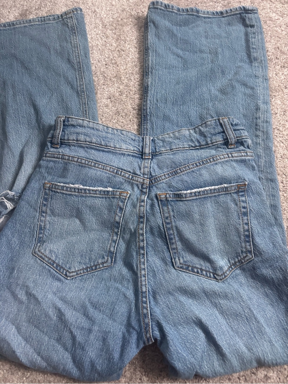 H&M Light Blue Straight-Leg Women's Jeans